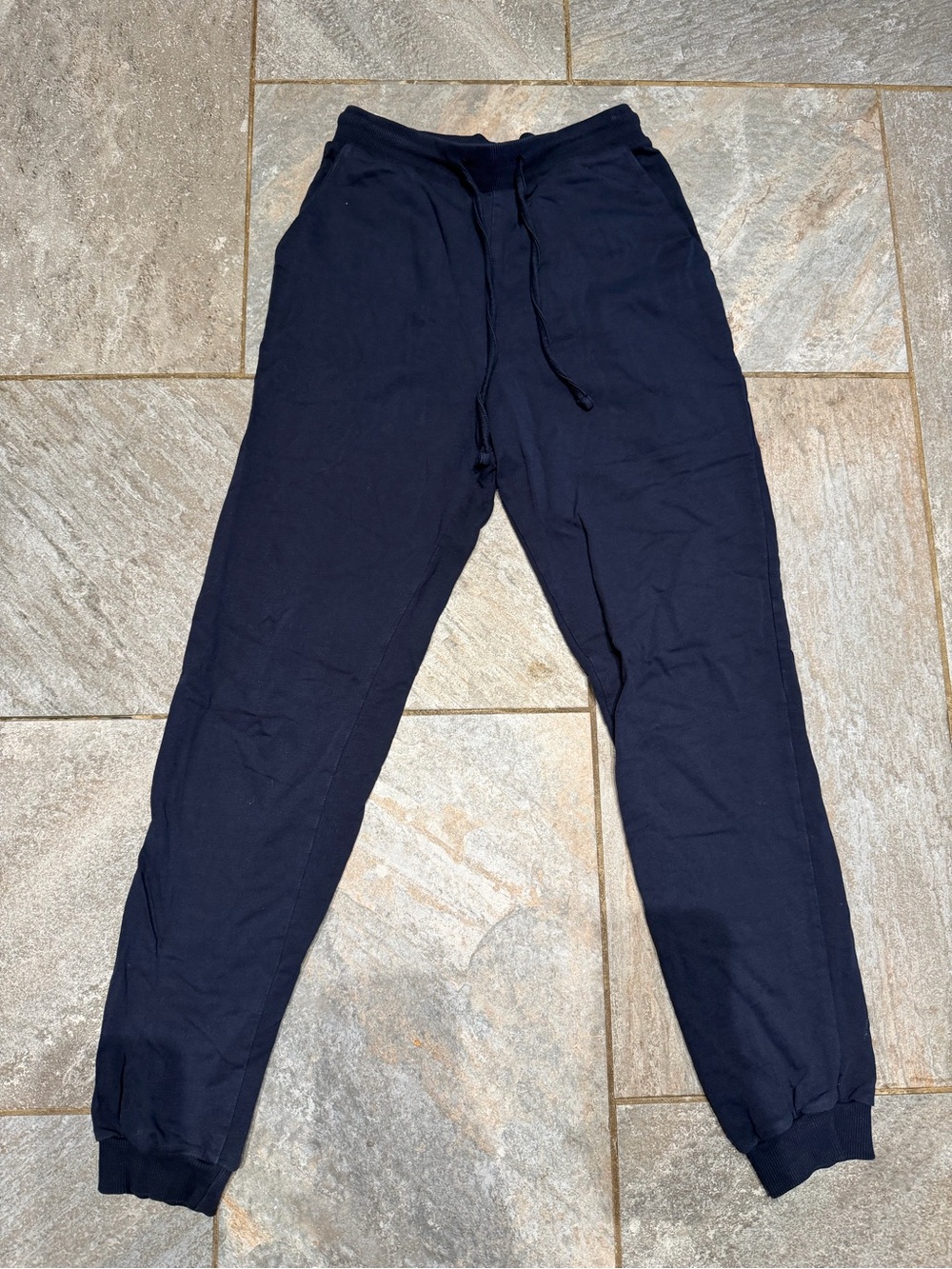 ASOS Navy Drawstring Track Joggers